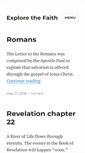 Mobile Screenshot of explorethefaith.com